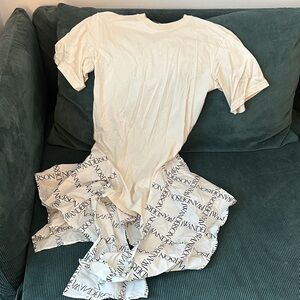 JW Anderson design t-shirt with irregular flare design